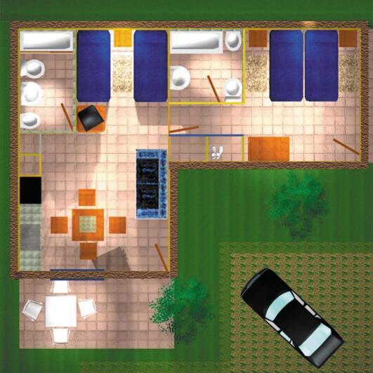 Villa de 1 dormitorio