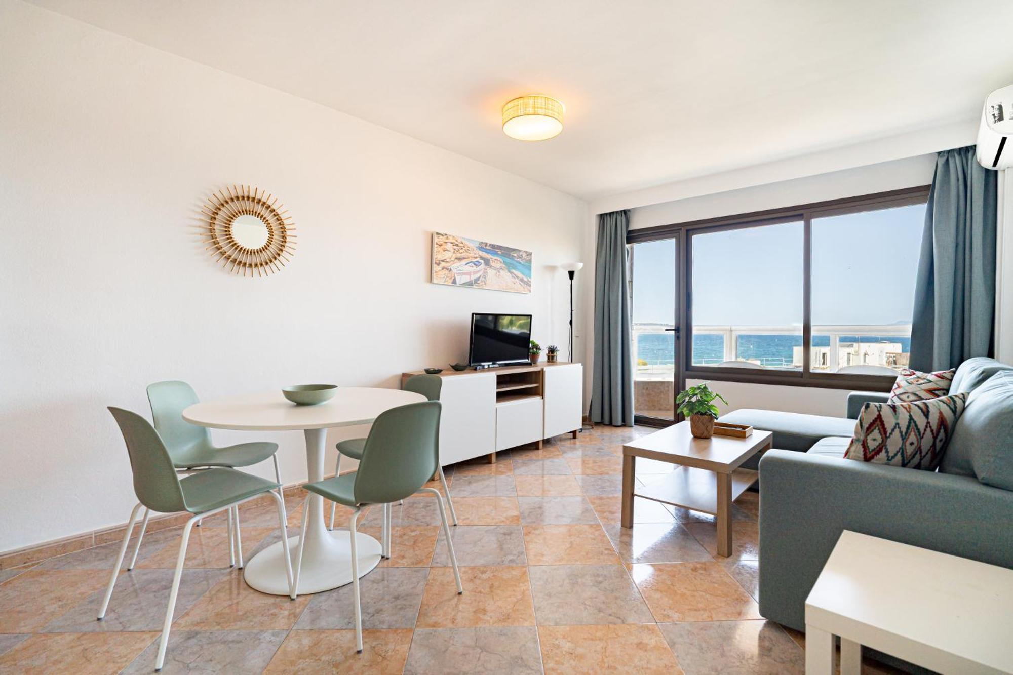 One-Bedroom Apartment with Balcony and Sea View