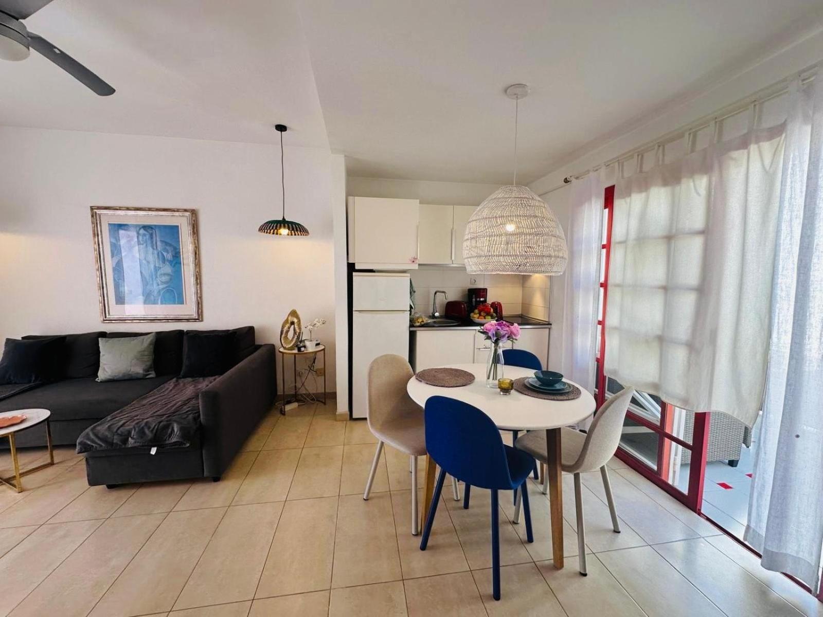 Apartment mit 1 Schlafzimmer und Gartenblick