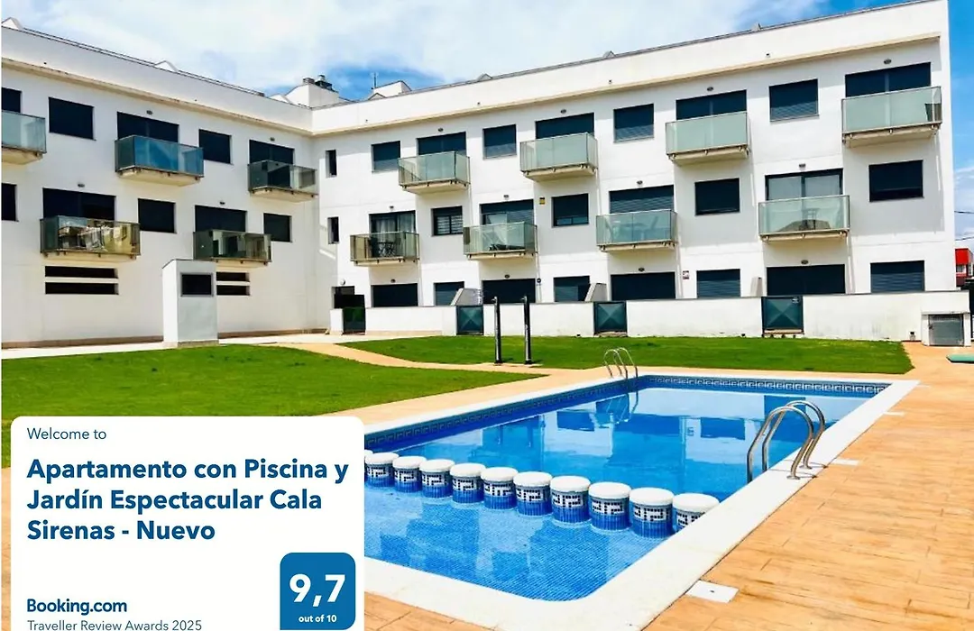 Apartamento Con Piscina Y Jardin Espectacular Cala Sirenas - Nuevo-1