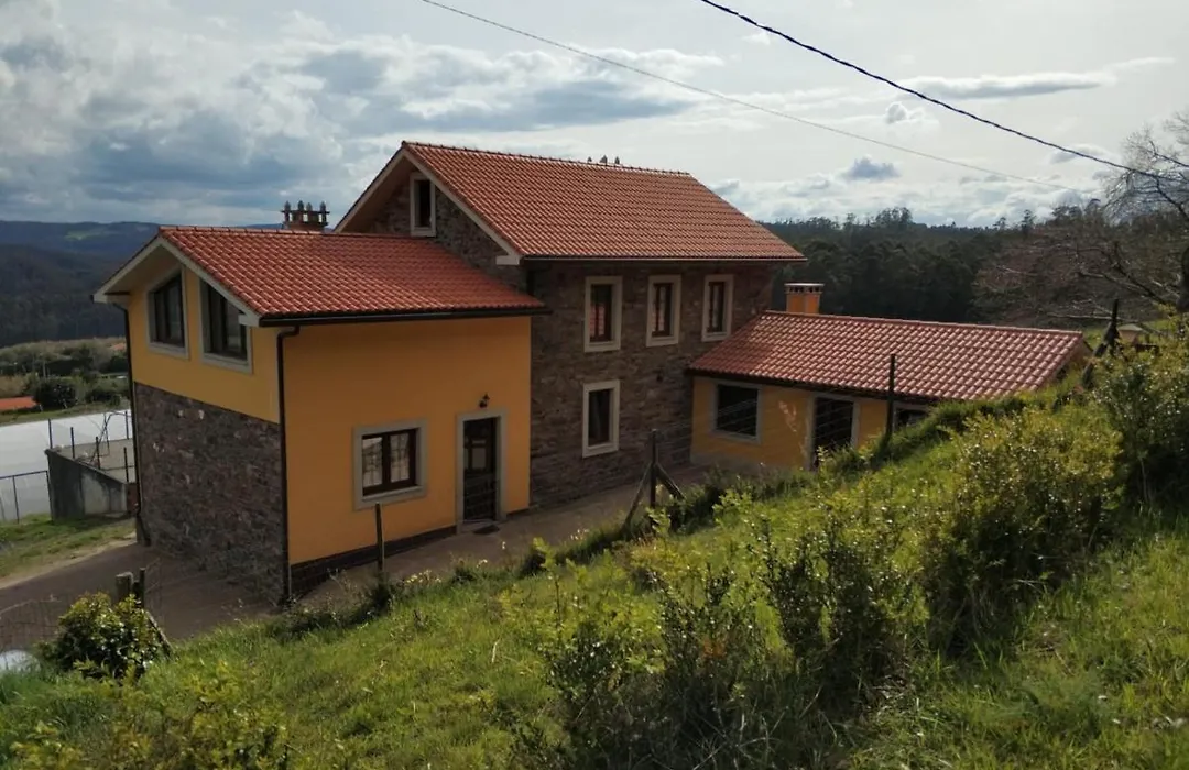 Casa rural con piscina, Cedeira, San Román-1