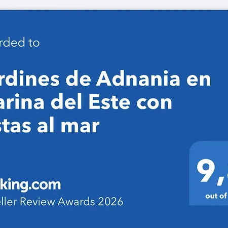 Jardines de Adnania en Marina del Este con vistas al mar-2