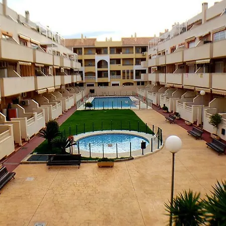 ROQUETAS BEACH HOUSE Apartamento fresco con Piscina-3