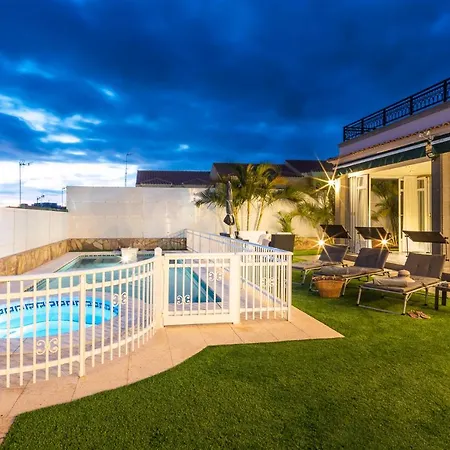 Villa Dalara Maspalomas, Private Pool&Jacuzzi-3