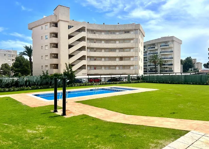 Apartamento con Piscina y Jardín Espectacular Cala Sirenas - Nuevo
