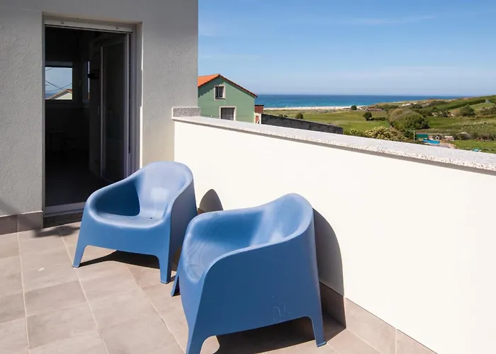 Apartamento AG Casa do Ramon en Playa Razo con patio exterior, España