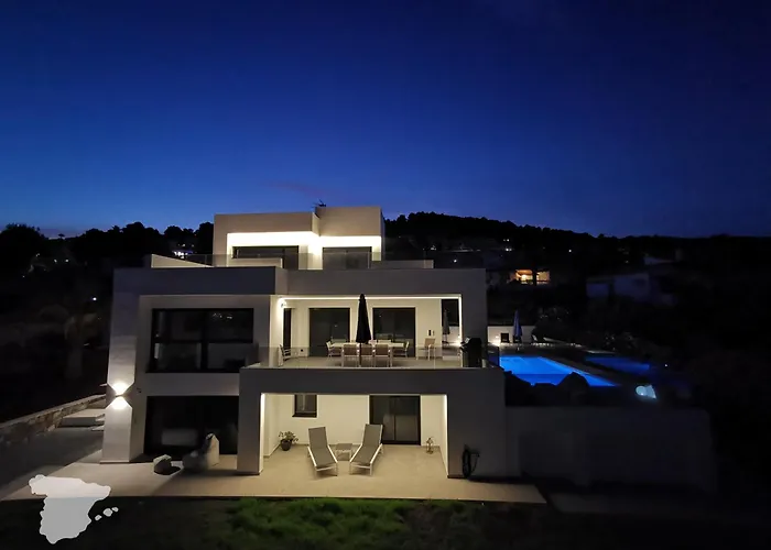 Costablancadreams Villa White Flamingo In Calpe
