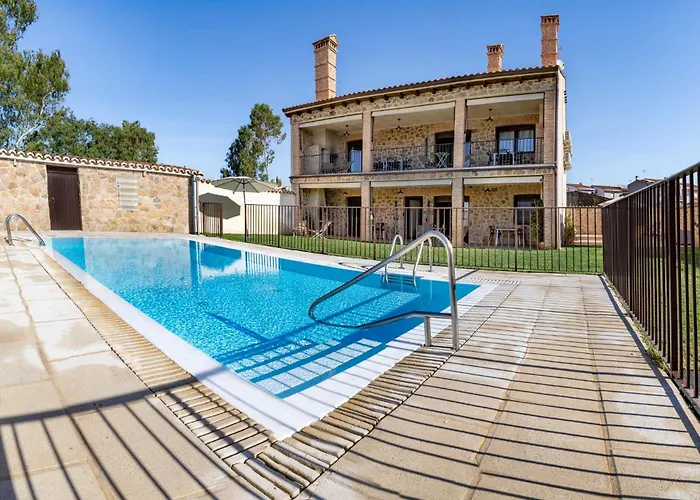 Apartamentos rurales Posada de Monfragüe con jacuzzi