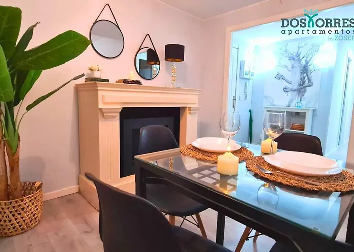 Dos Torres Bárbol - Jacuzzi en la Habitación y Garaje en el Centro