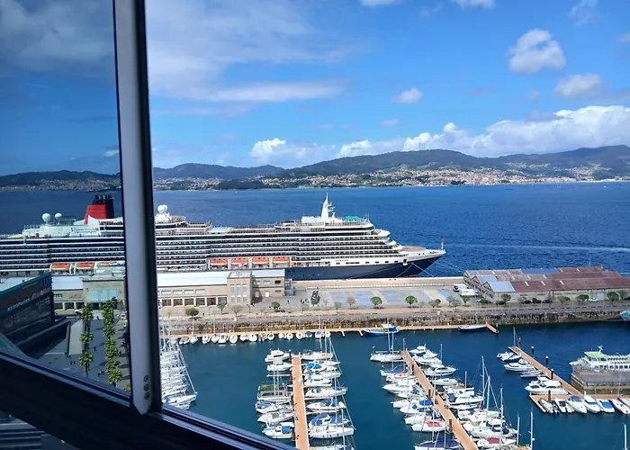 Impresionantes vistas en el centro de Vigo