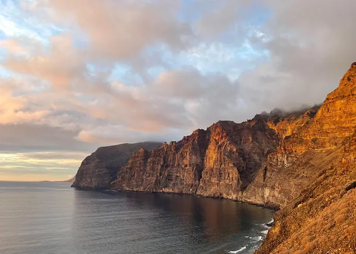 Los Gigantes In Front Of Sea