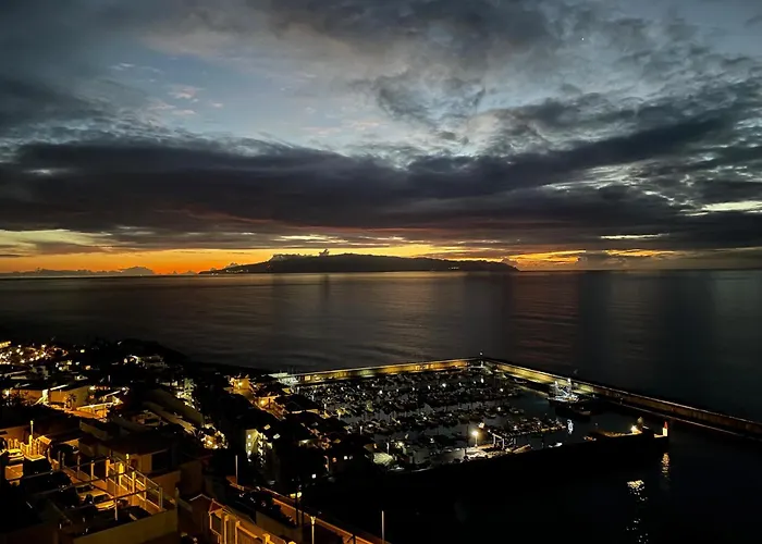 Los Gigantes In Front Of Sea