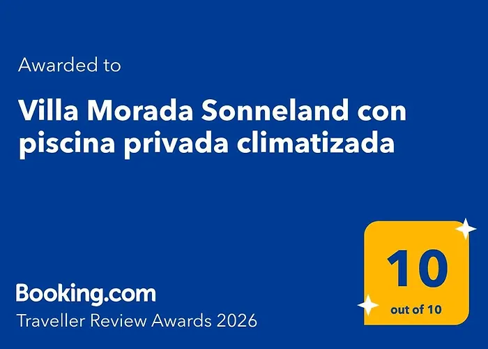Villa Morada Sonneland con piscina privada climatizada
