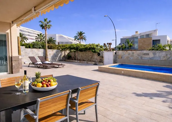 Villa Jandia Modern New Apartment Morro Jable Private Heated Pool Big Terrace