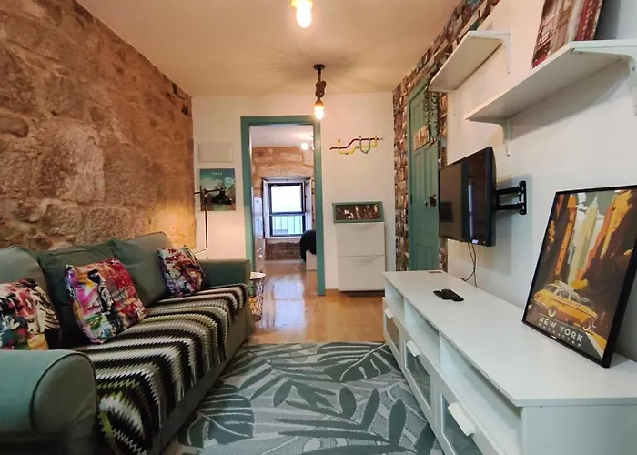Céntrico, Casco Vello, Wifi, Vodafone TV, Netflix