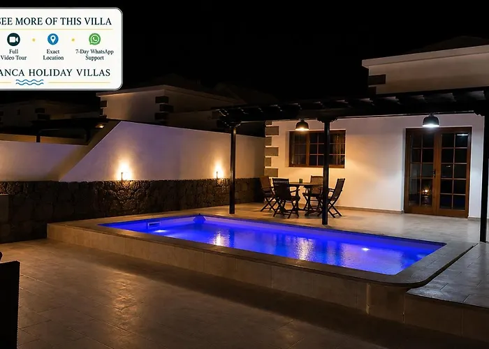 Stunning Villa Arabella - Heated Pool - Bbq - Amazing Terrace - Playa Blanca