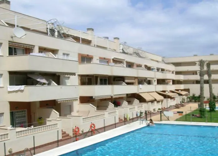 ROQUETAS BEACH HOUSE Fresco Con Piscina